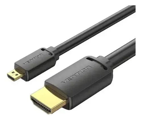 Cable Premium Micro Hdmi A Hdmi 2.0 4k Hdr 1 Metro (Vention negro)