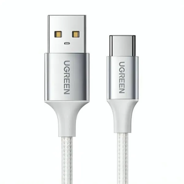 Cable Usb A Usb C 1 Metro 3a 480mbps De Carga Y Datos (Ugreen Blanco)