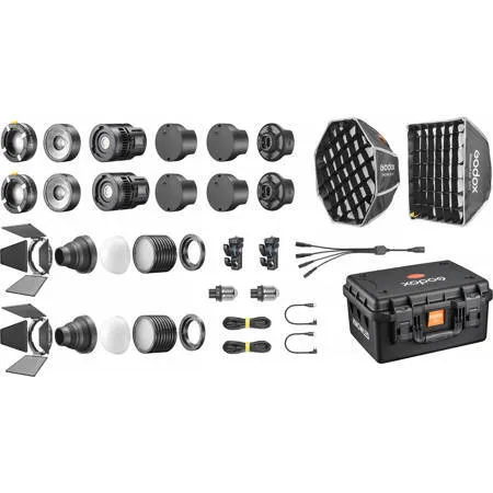 GODOX KNOWLED MS60R X4 FAROLES  - Consultar disponibilidad por whatsapp