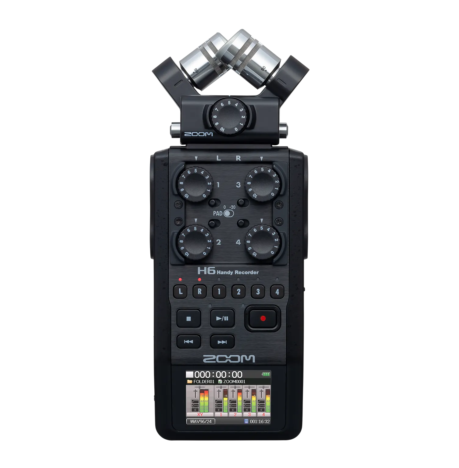 GRABADORA PORTÁTIL ZOOM H6 (cuatro entradas XLR)