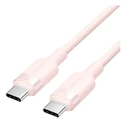 Cable Usb C Carga Y Datos 3a 60w 1 Metro Aluminio (Vention Blanco)