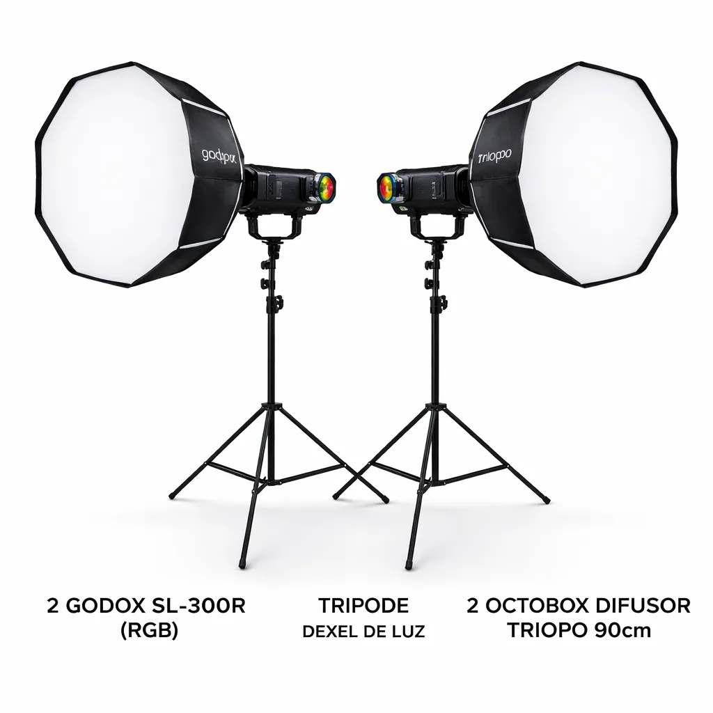 COMBO 300w RGB x2