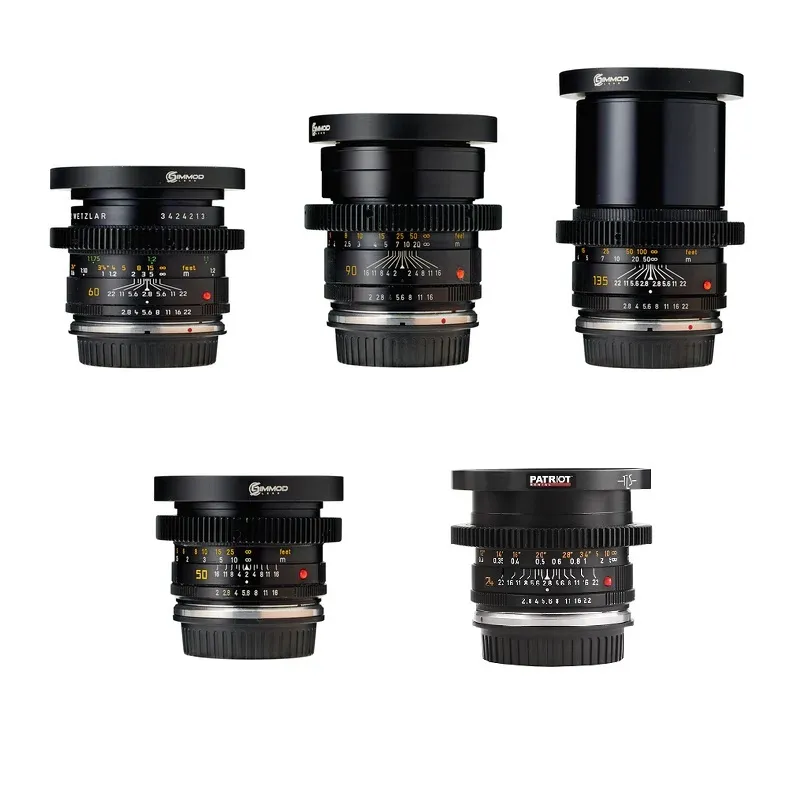 KIT VALIJA LENTES LEICA R (x5) 