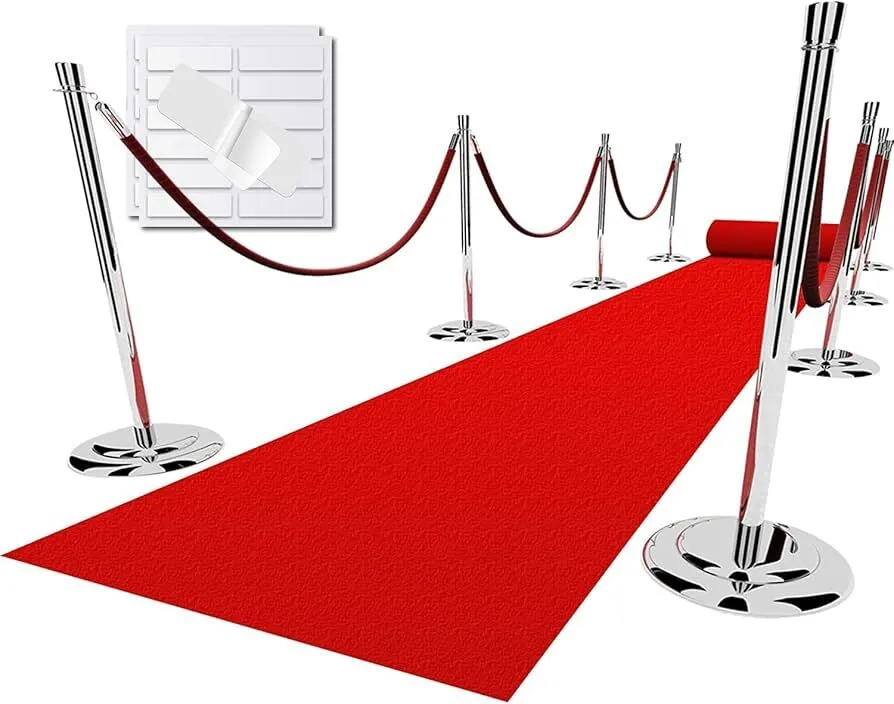 6ft x 50 ft Red Carpet