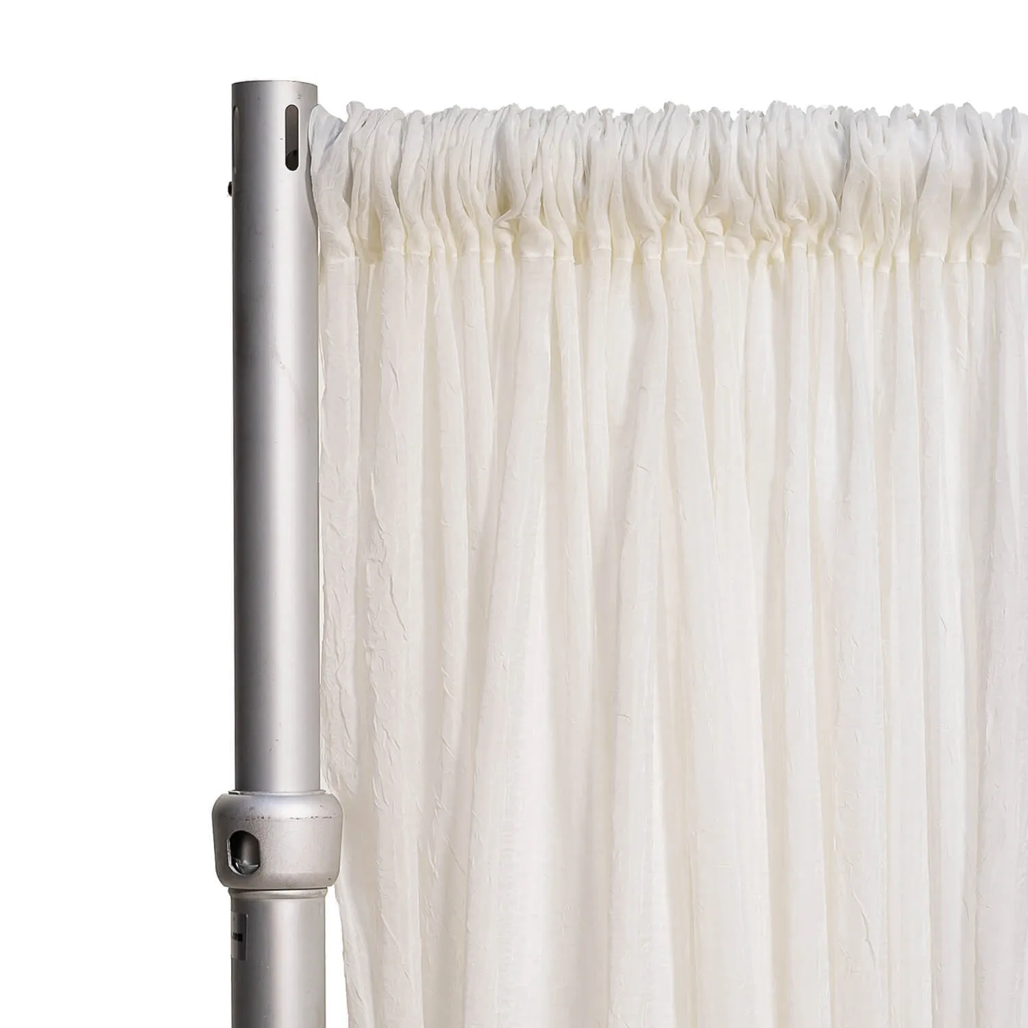 Sheer, Ivory Voile 10' Wide by 30' Long