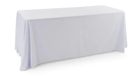 Rectangle White Table Cover