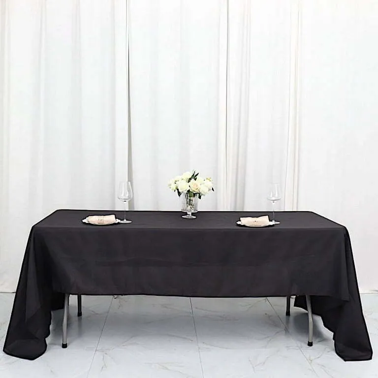 60x126 black table cover