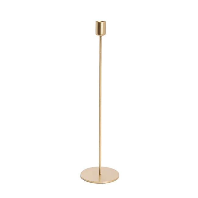 Single Candle stand gold 