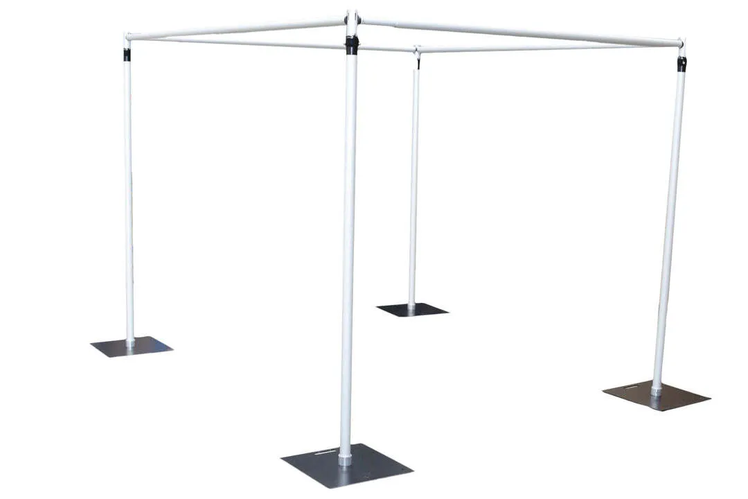 8x8 ft Square Cube Backdrop Stand