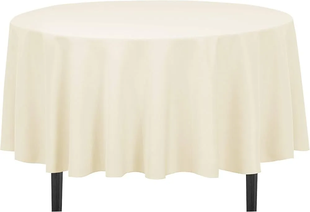 Ivory Round Table Cover 