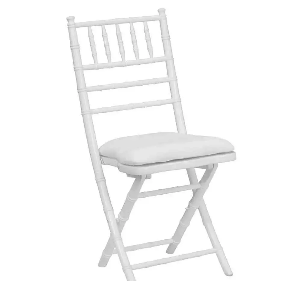 White Foldable Chiavari Chairs 