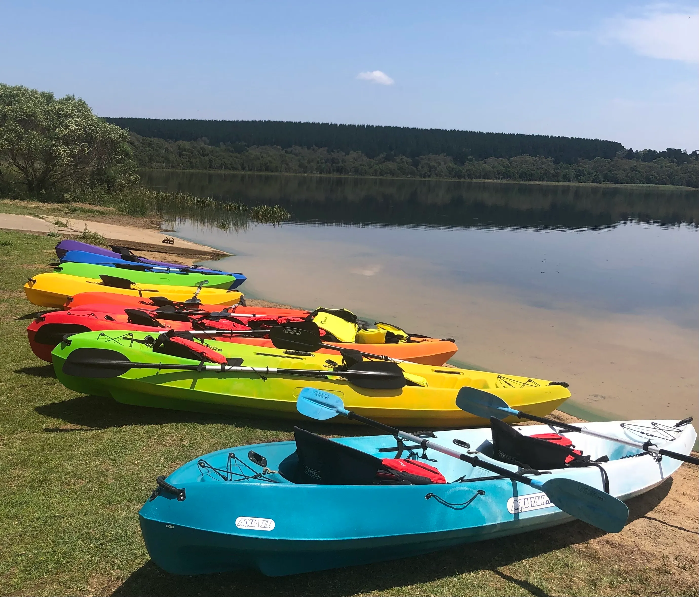 Full Fleet (6 x Single Kayaks, 6 Kids’ Kayaks, 3 Double Kayaks)