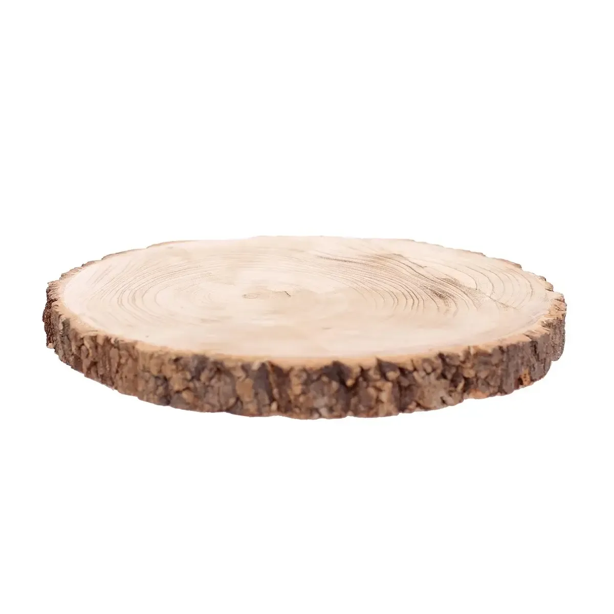 Wooden Slice Centrepiece 42cm - Natural