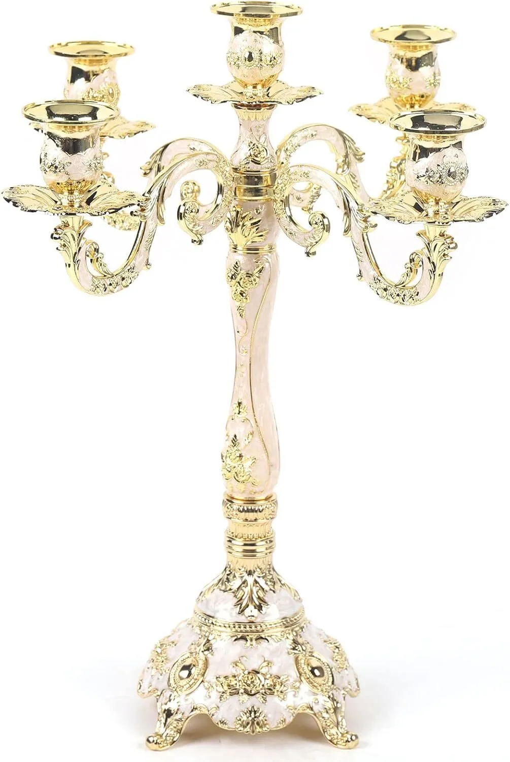 Candelabra Candle Holder Tall 38cm (Gold)