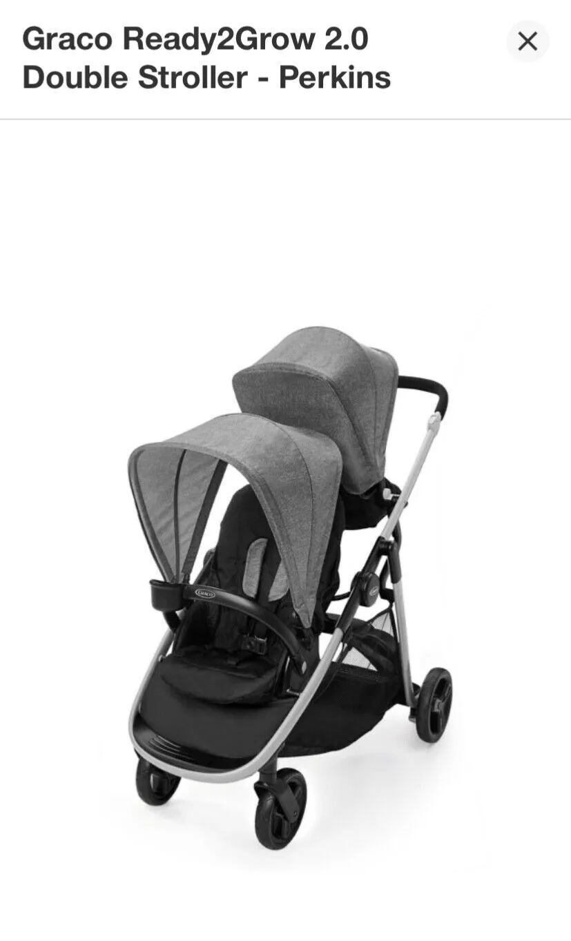Graco Ready2Grow LX 2.0 Double Stroller - Perkins