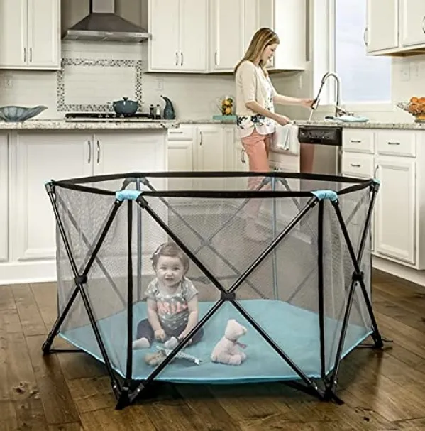 Regalo 6 Panel My Portable Play Yard Indoor and Outdoor