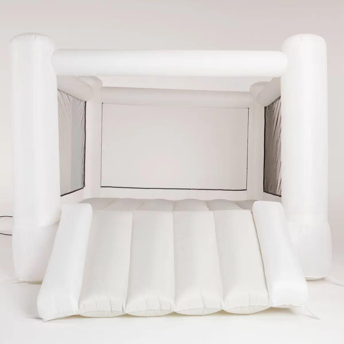 Smol White Bounce House with Slide