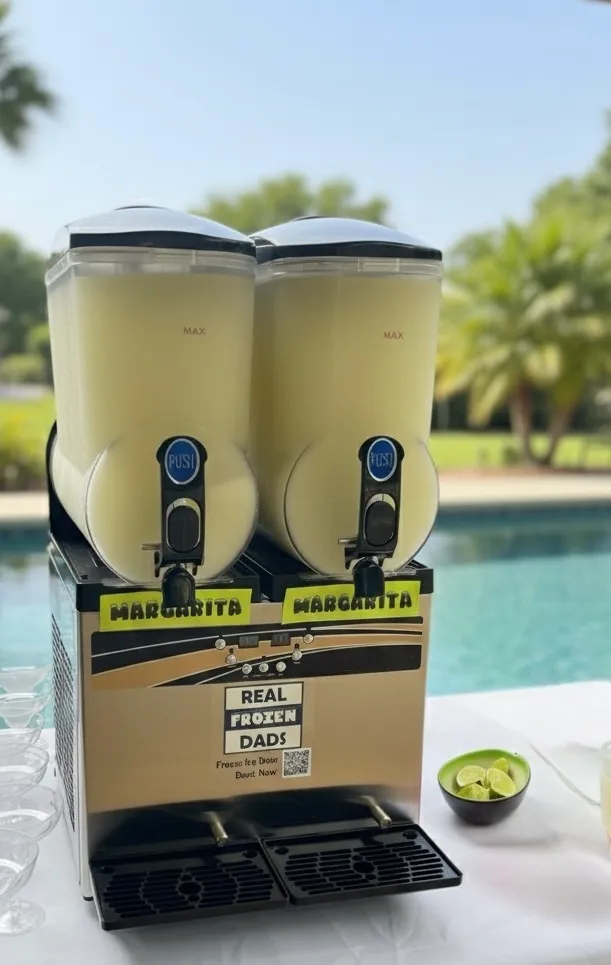 Double Bowl 15L Frozen Drink, Margarita & Slushie Machine Rental