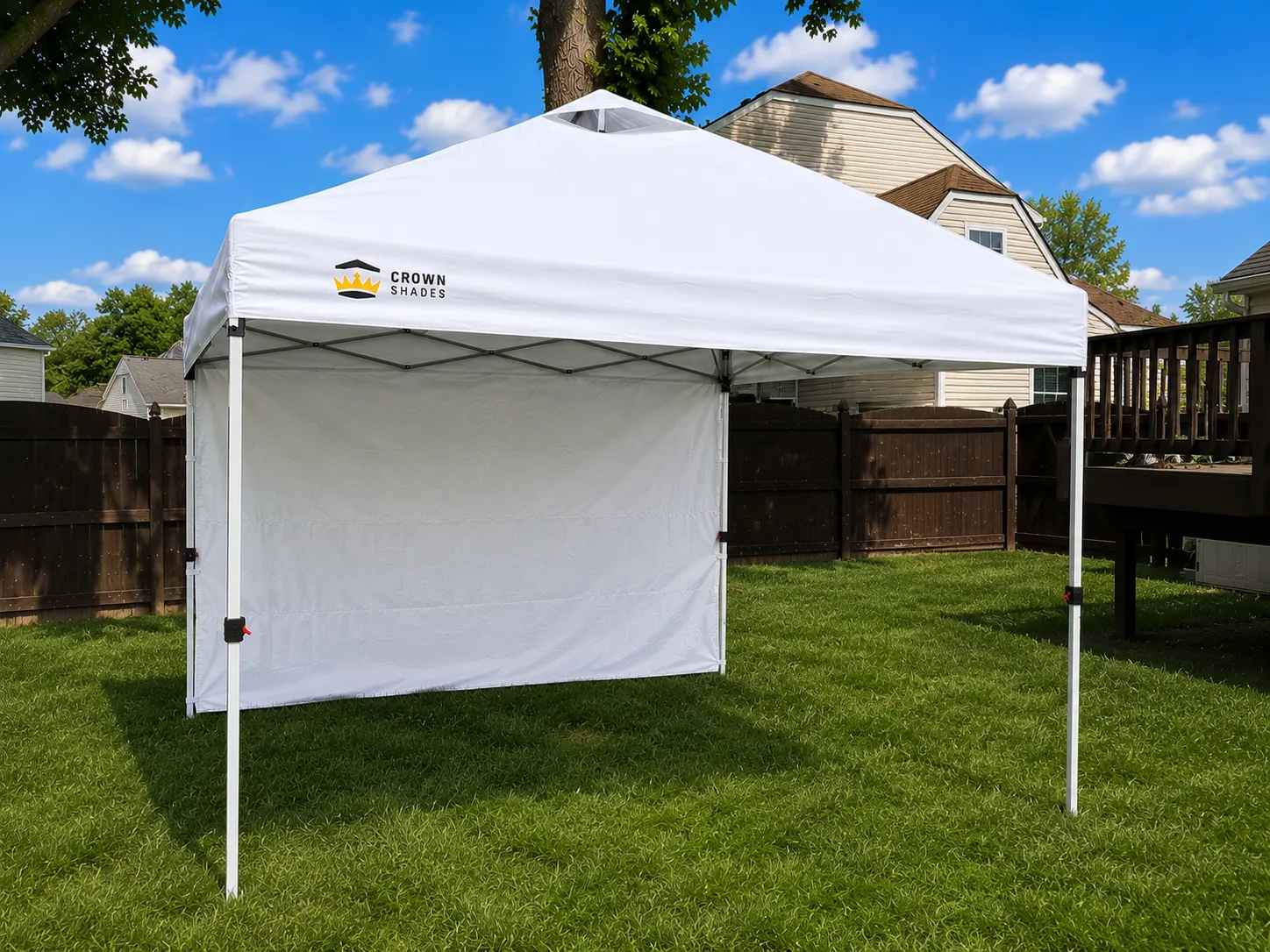10x10 White Pop-Up Canopy Rental