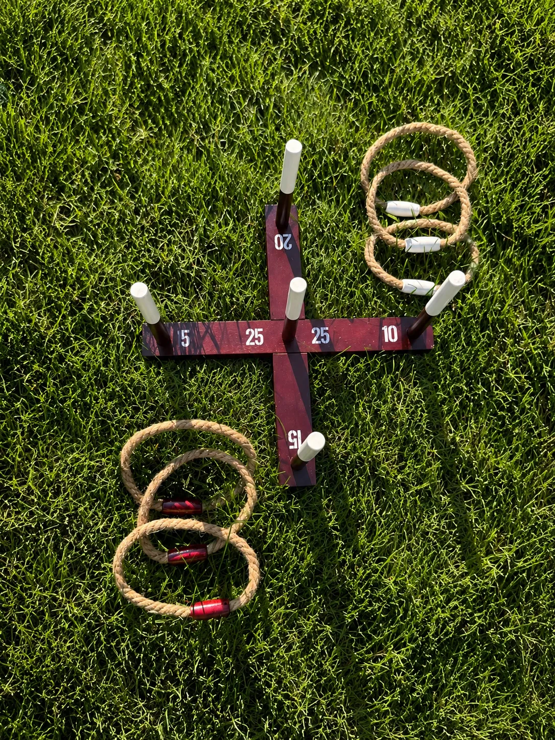 Rustic Ring Toss Yard Game Rental