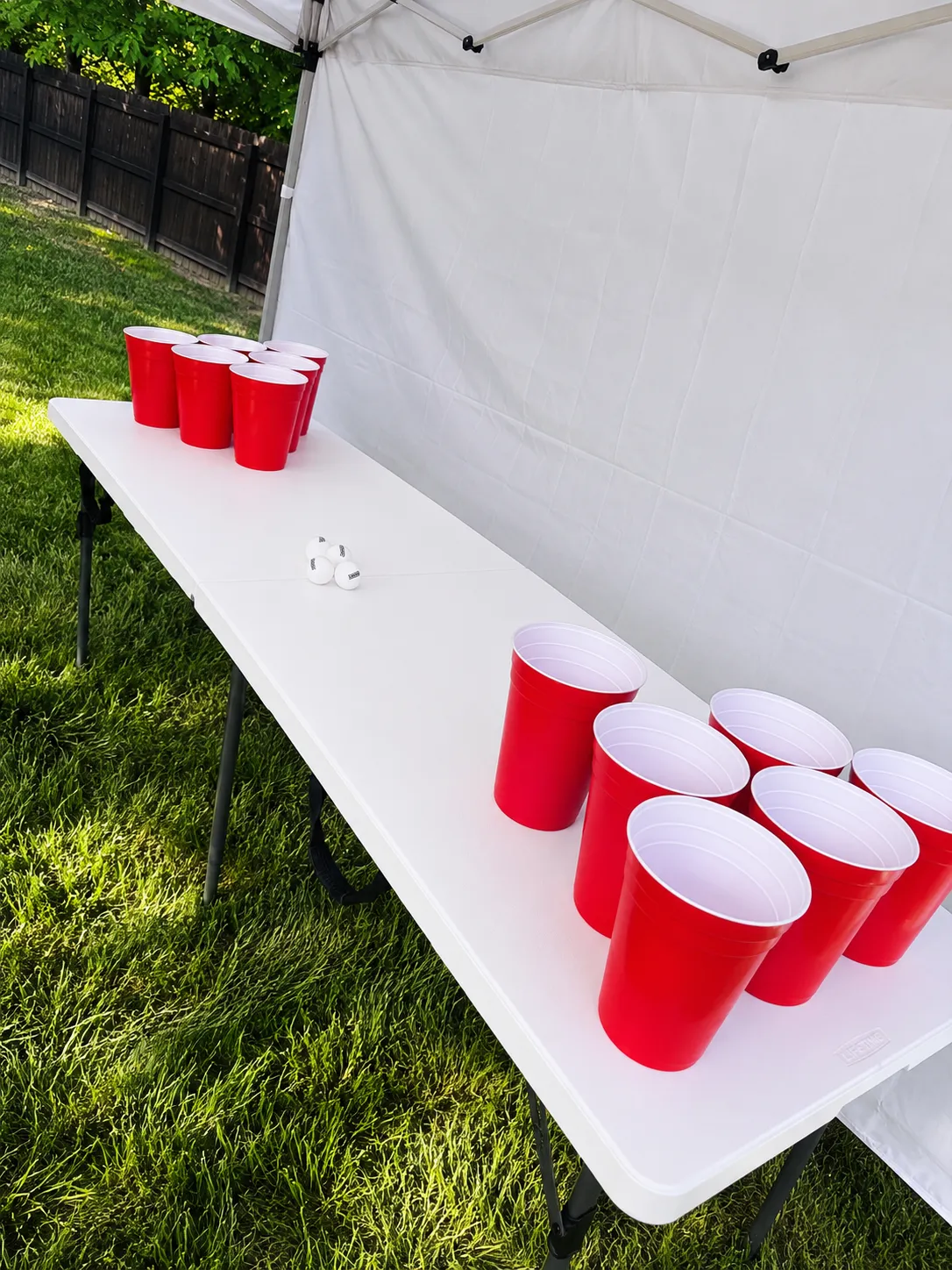 Giant Yard Pong Game Rental