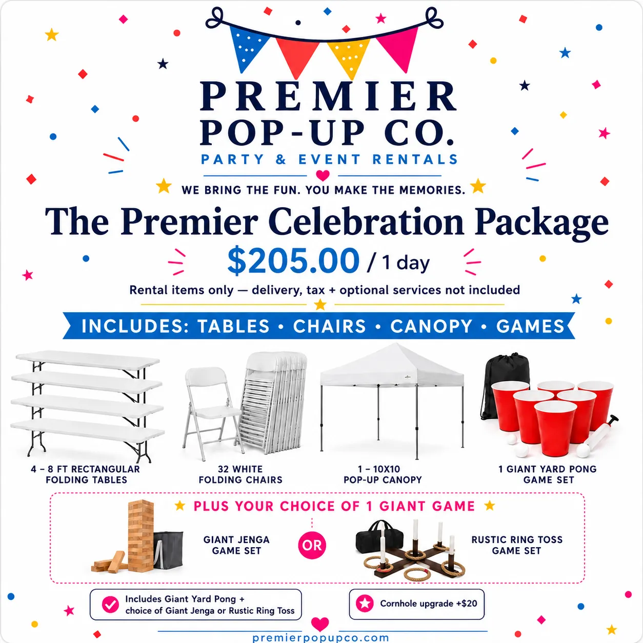 The Premier Celebration Package