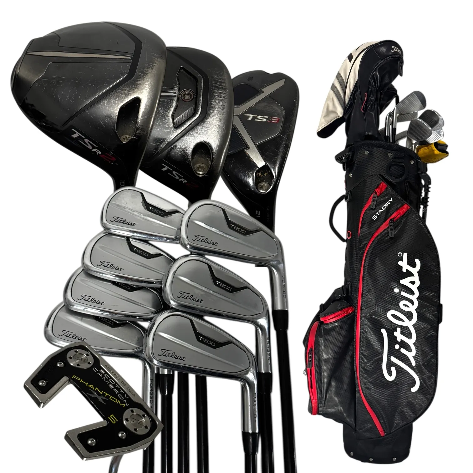 Titleist TSR2 Woods + T200 Irons / RH / Graphite / Regular