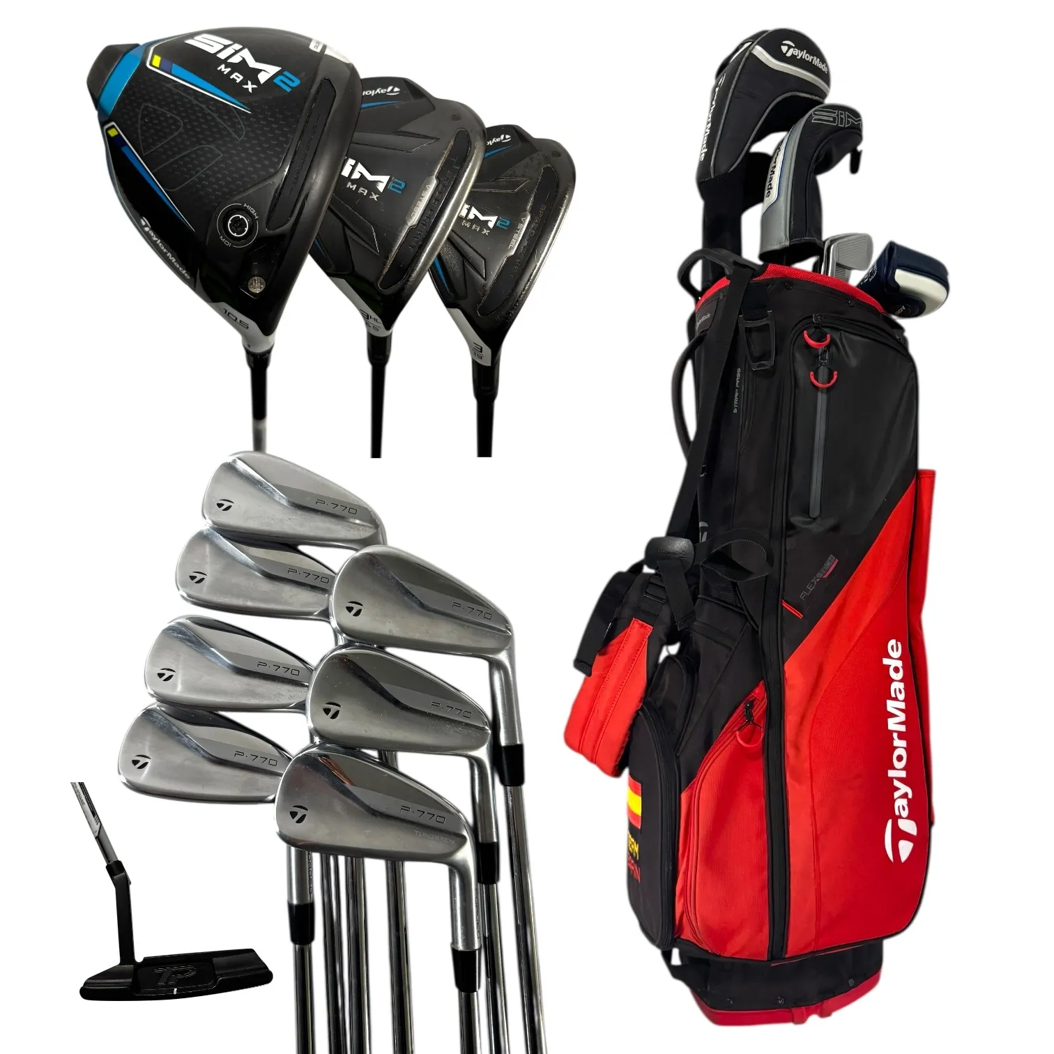 Driver Sim Max 2 + P770 Irons / RH / Steel / Stiff