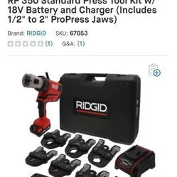 RIDGID PROPRESS RP350 