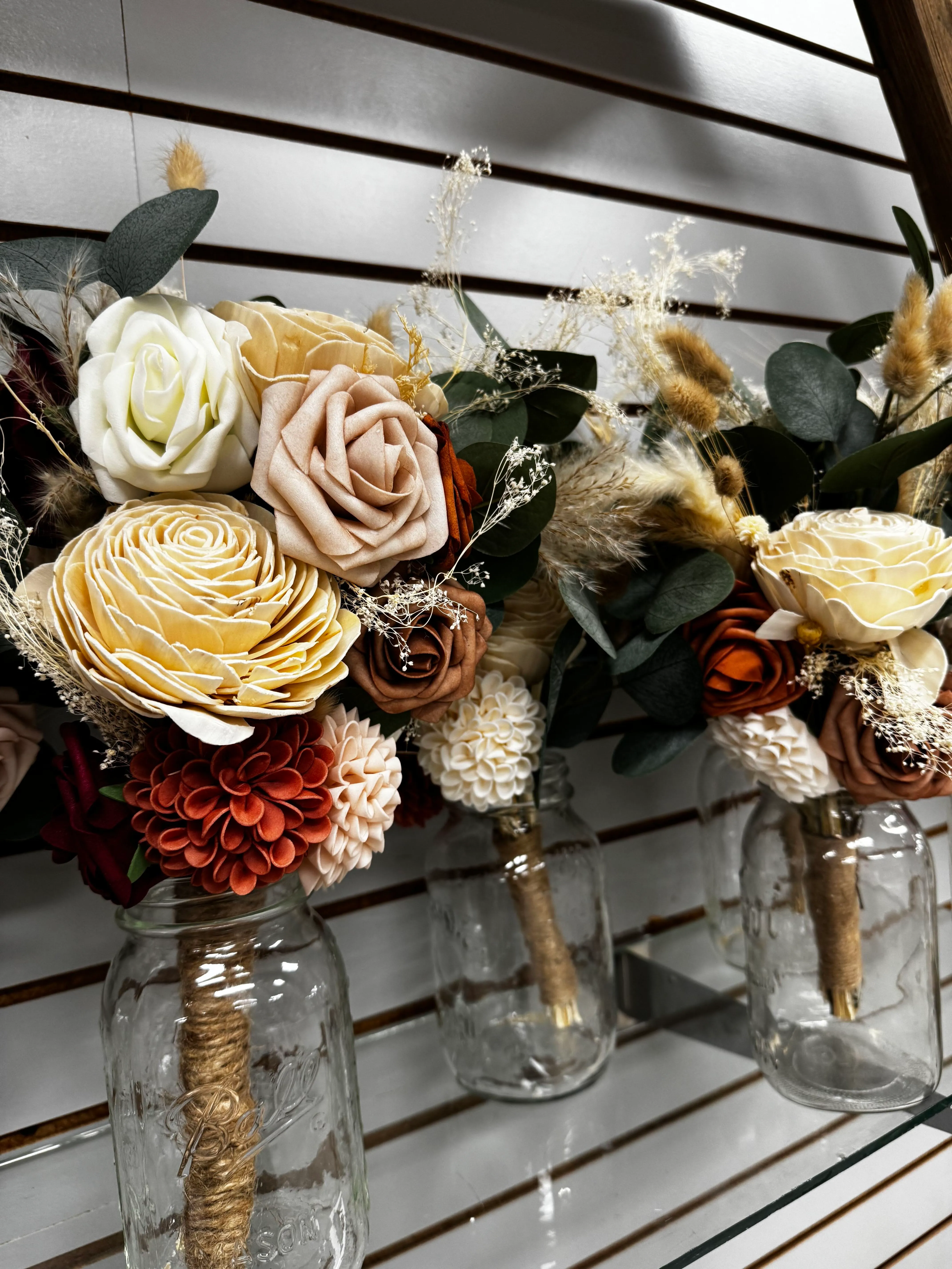 Autumn Floral Bridal Set