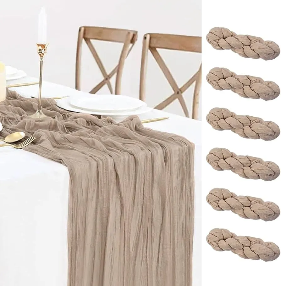 Nude Cheesecloth Runners (short)