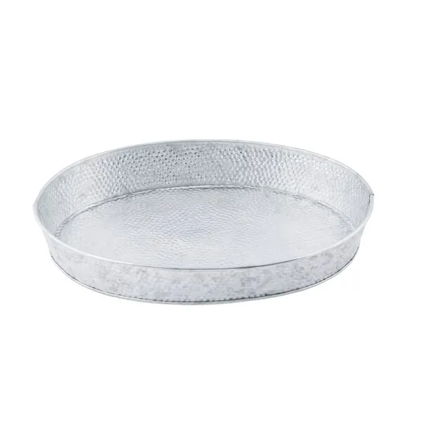 Galvanized Oval Platter