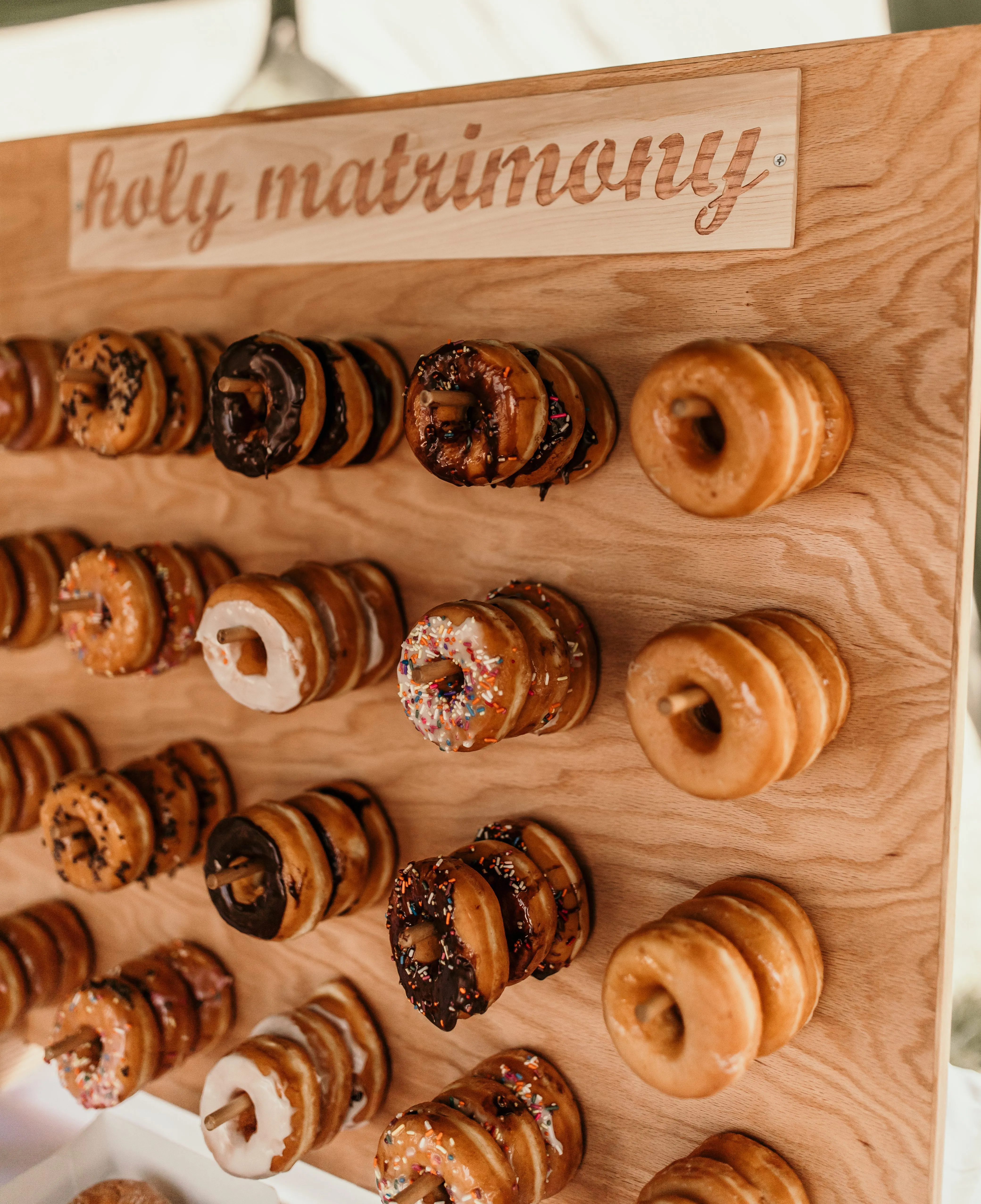 Wooden Donut Wall
