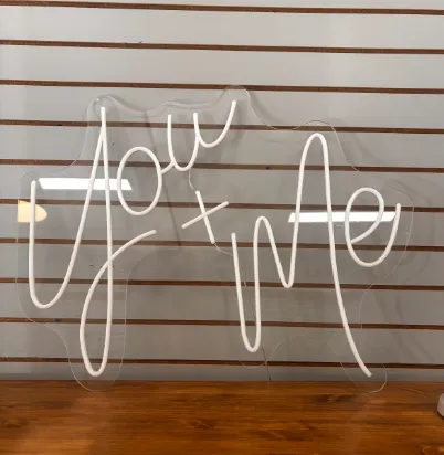 You + Me Neon Sign