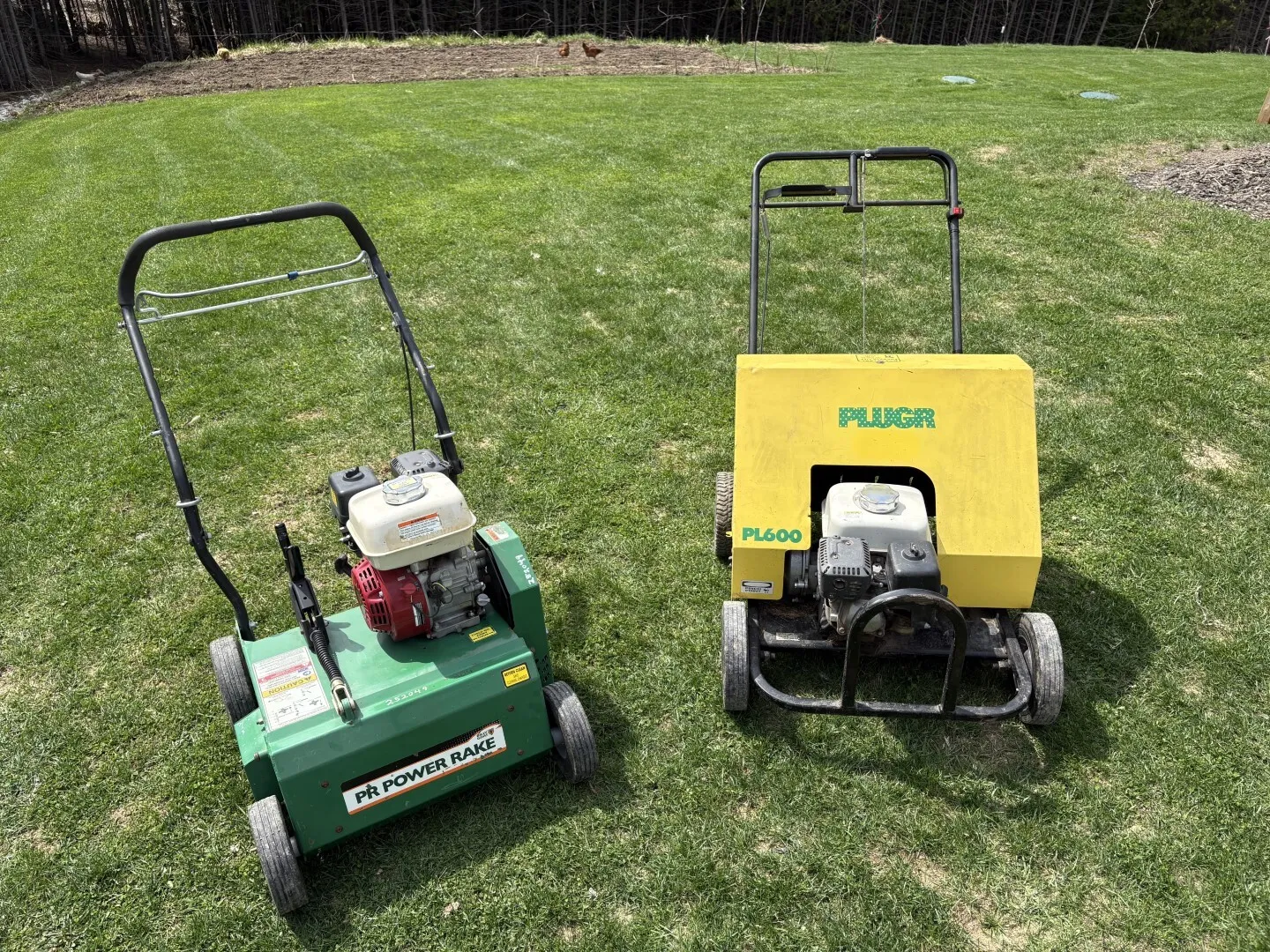 Lawn Care Bundle Aerator Dethatcher Combo Kit