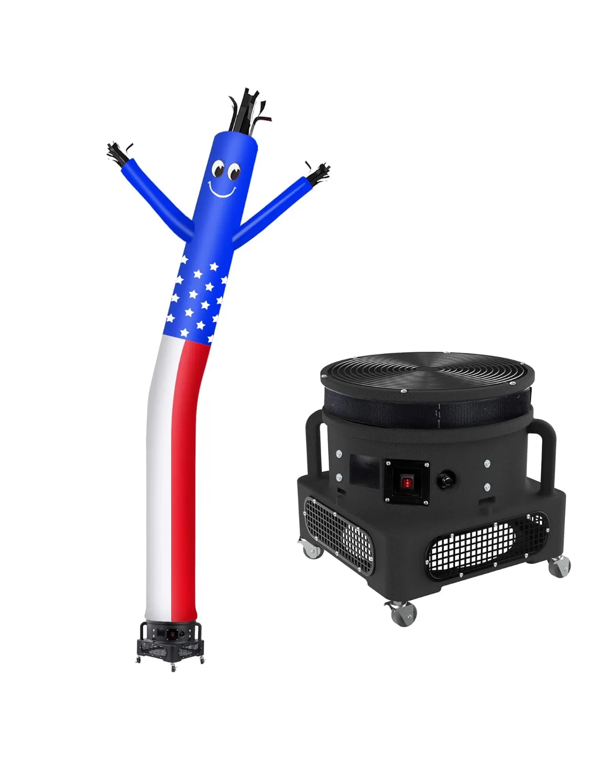 20ft Air Inflatable Tube Guy Puppet Dancing Man with 1HP Blower (US-Flag)