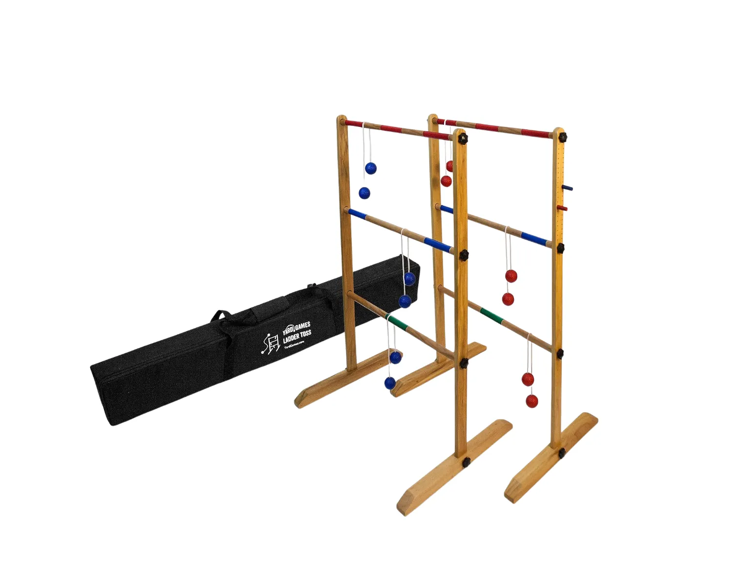 Ladder Toss Double Wooden Ladder Ball Game 