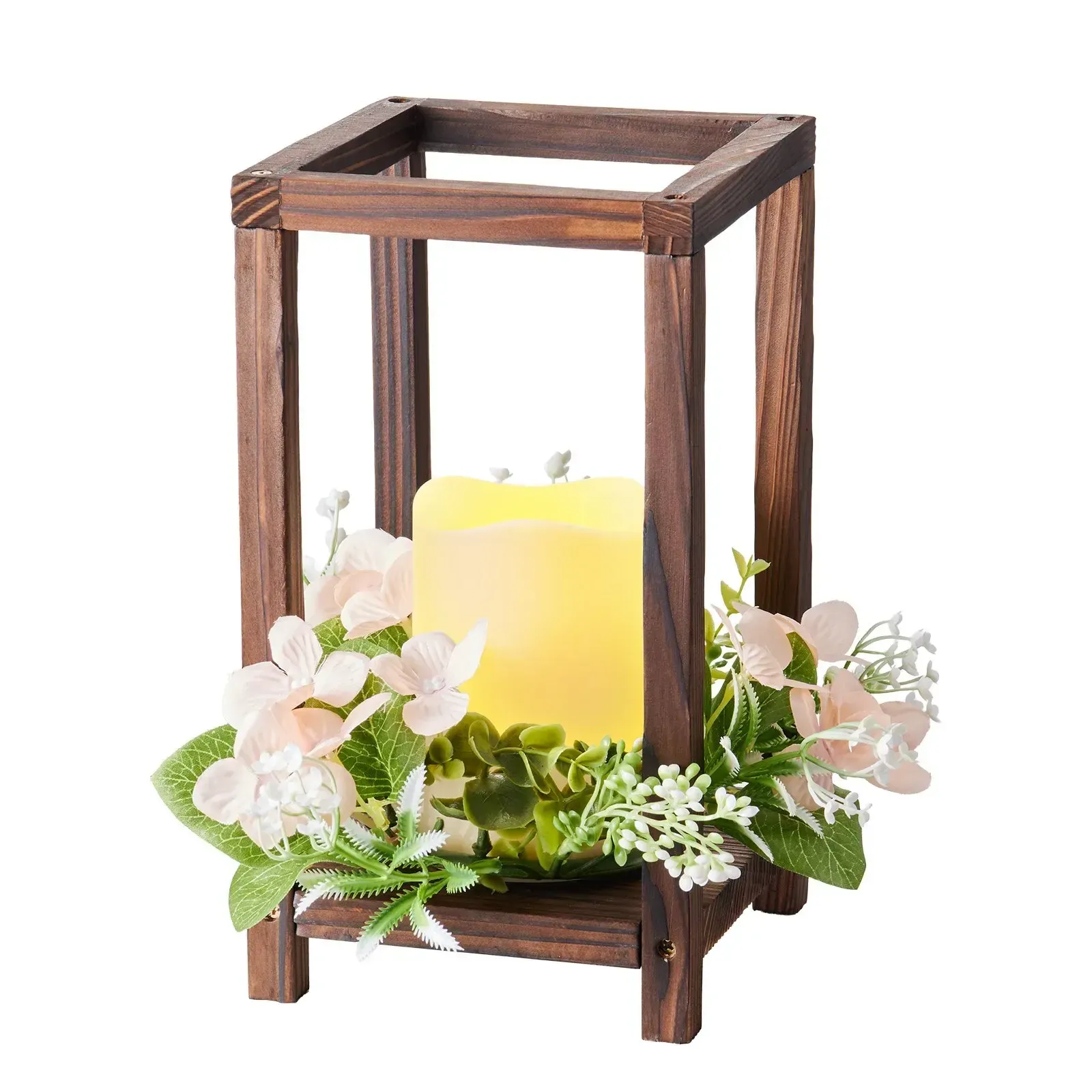Wooden Wedding Lantern Centerpiece