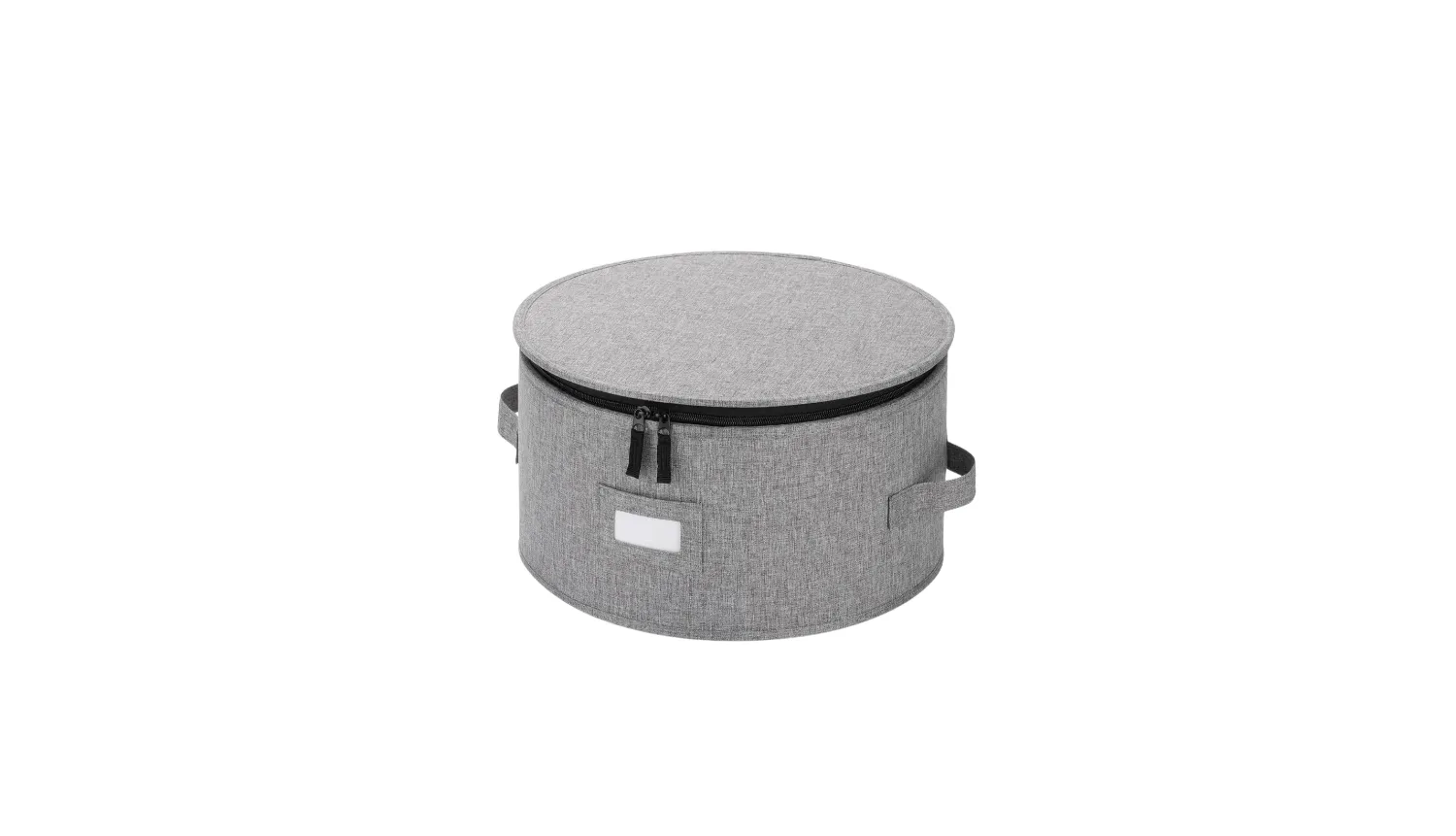 Plate Tote with Felt Dividers - Fits up to 12 plates 8" Wide