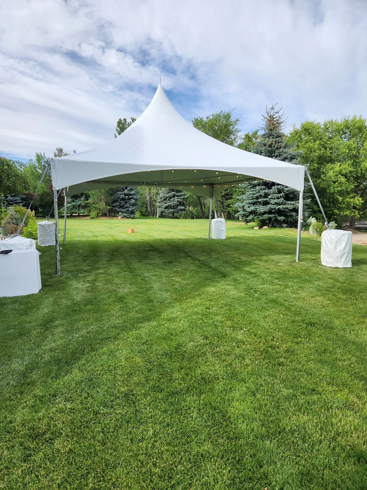 20x20 High Peak Tent Canopy *Walls and Weights/Stakes Extra-Call for Pricing*