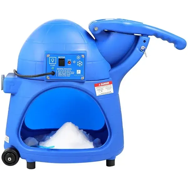 Snow Cone Machine - Commercial Grade up to 500 lb. of ice per hour. Width: 16" Depth: 14" Height: 24"