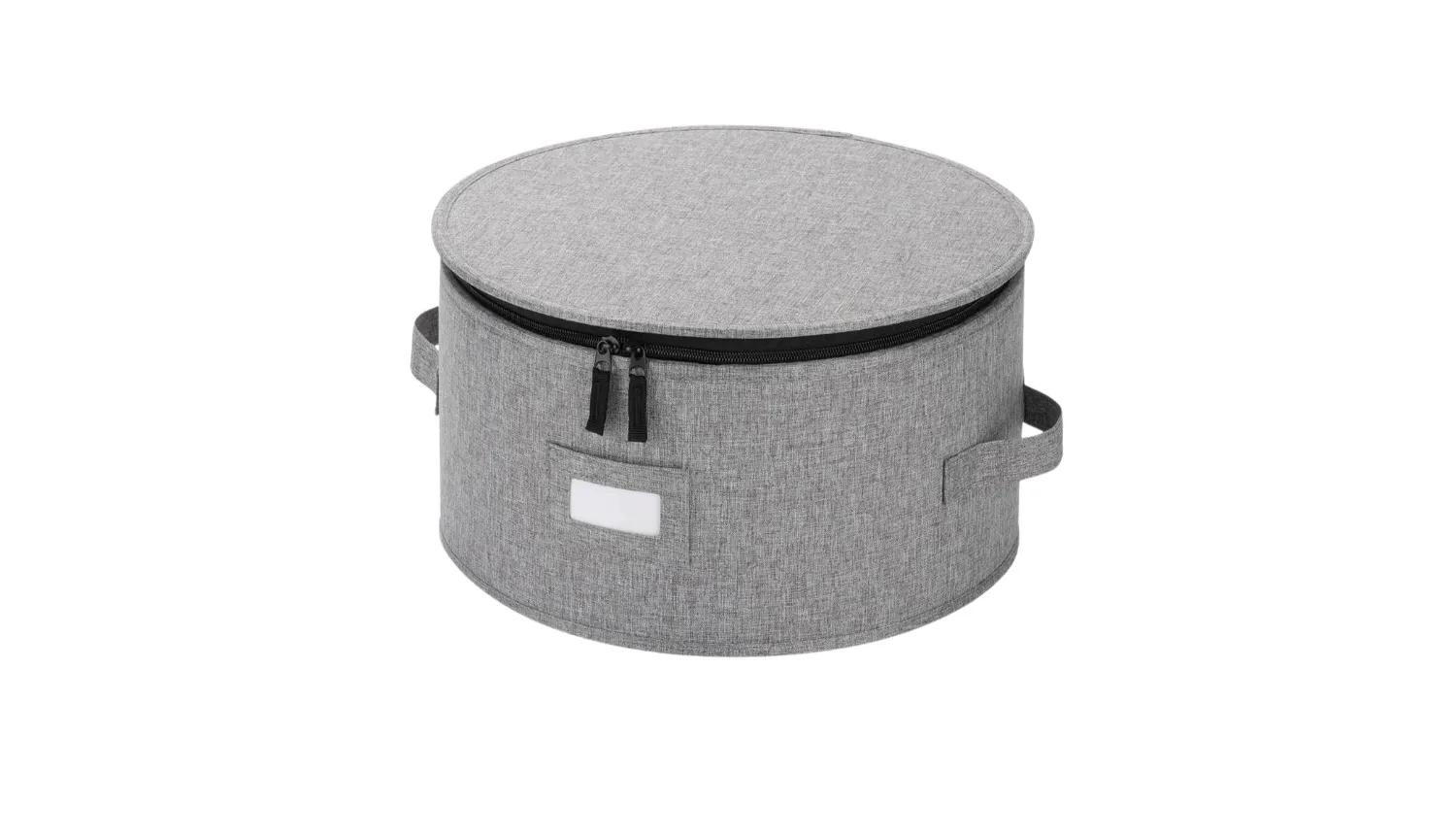 Plate Tote with Felt Dividers - Fits up to 12 plates 11.5" Wide