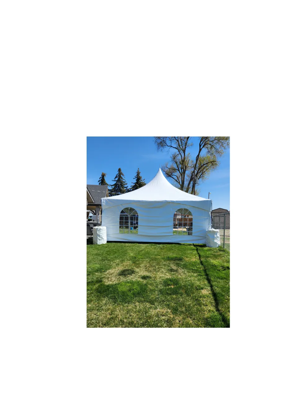 Tent walls for 20x20 High Peak tent each wall $25.00