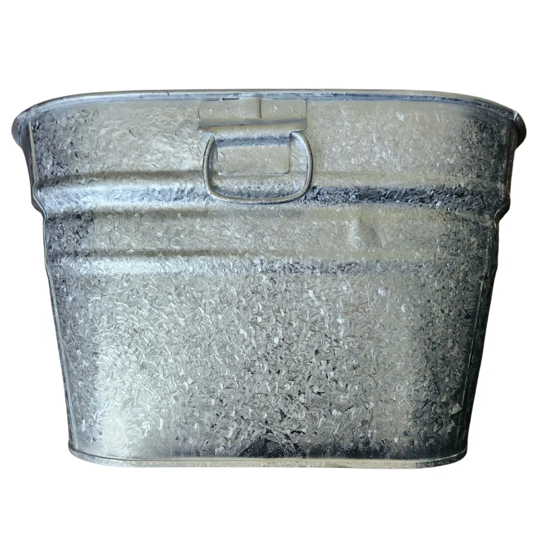 12 Gallon beverage tub with carry handles - Square 19" wide 18" depth 11" height 