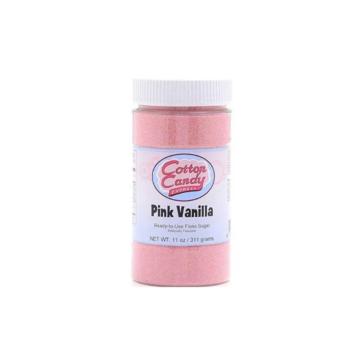 Pink Vanilla Floss Cotton candy Sugar 8 Servings