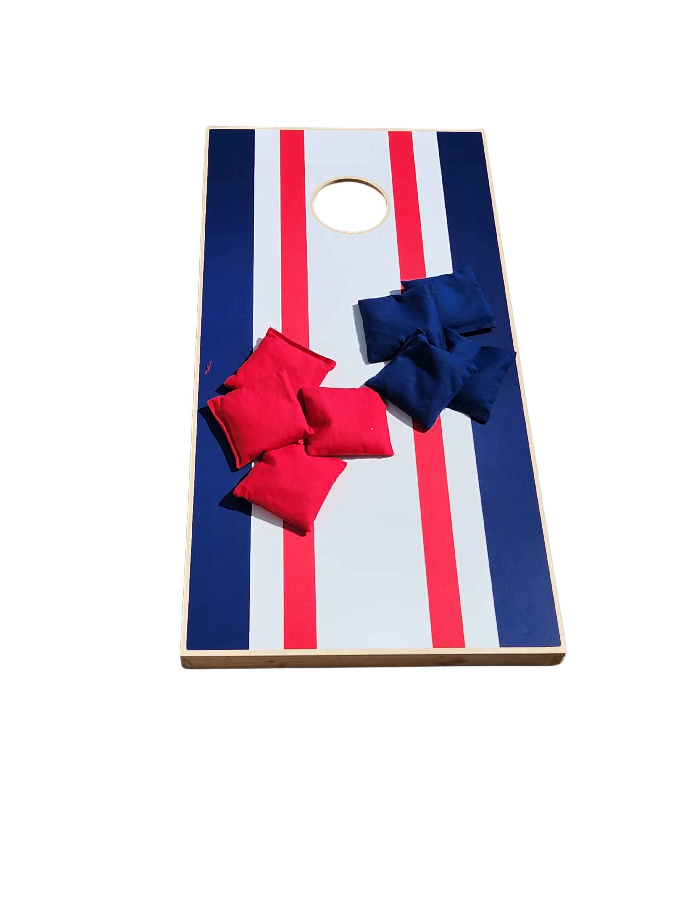 Corn Hole Game 2' x 4' Red White Blue regulation size
