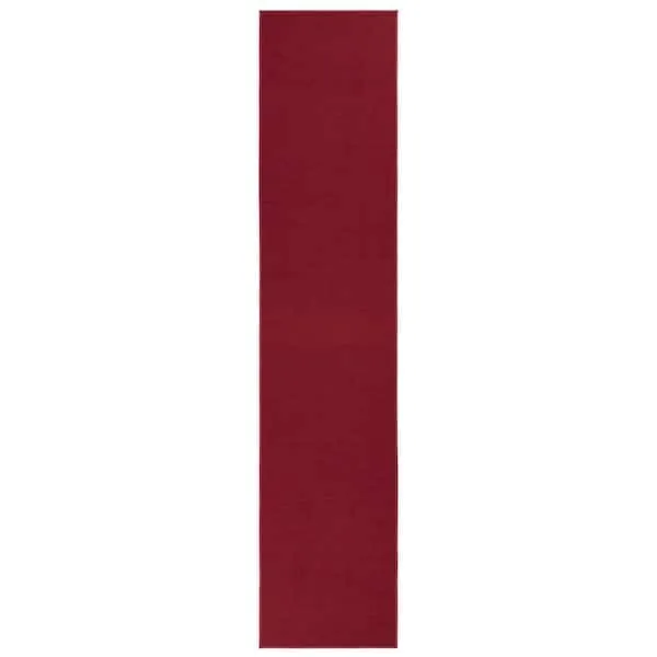Red carpet non-slip Rubber Back Indoor 2 ft. 7 in. x 9 ft. 10 in