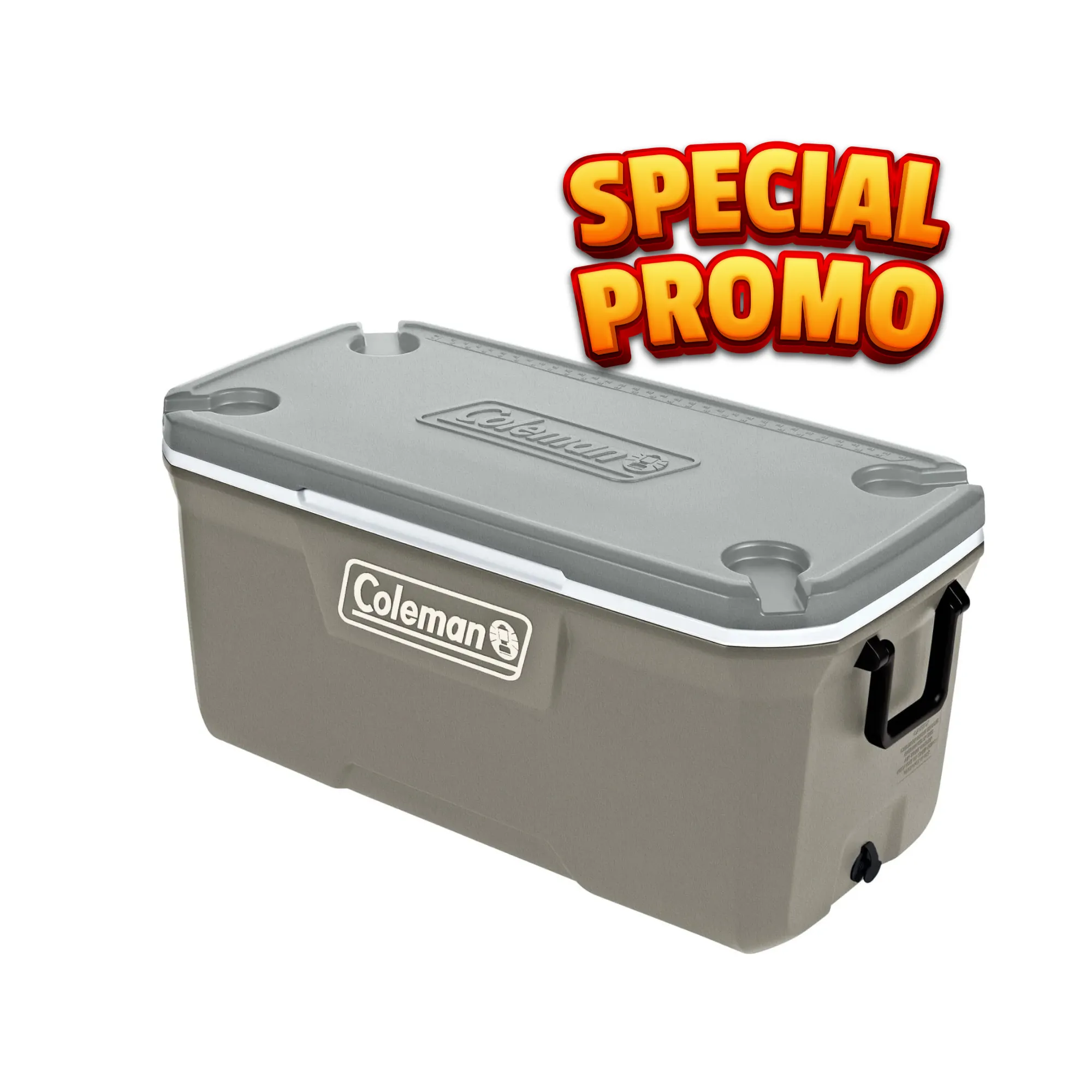 120 QT Coleman Hard Chest Cooler - Silver Ash Color