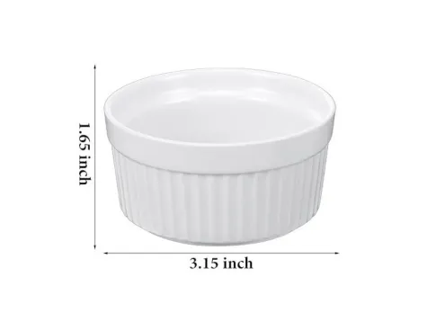 Oven Safe Classic Porcelain Ramekins - 4 ounce