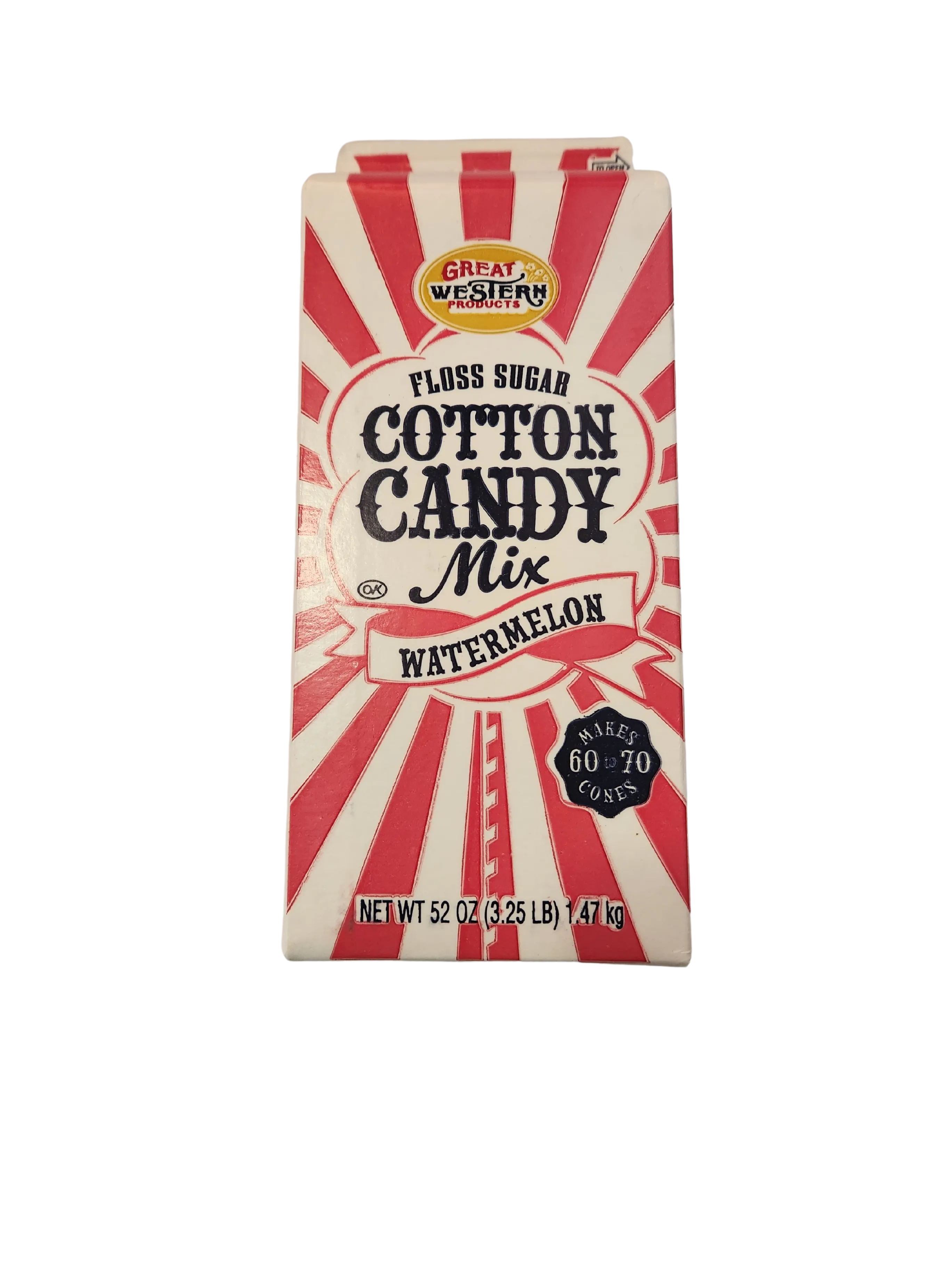 Watermelon Floss Cotton candy Sugar 60-70 Servings